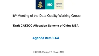 Draft CATZOC Allocation Scheme in China MSA - DQWG-18 Meeting