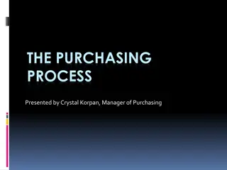 The Purchasing Process Overview