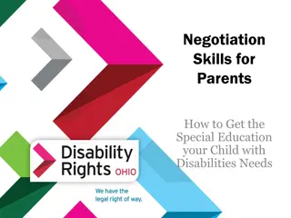 Negotiation Skills for Parents: Ensuring Special Education for Children with Disabilities