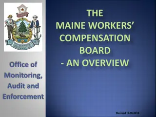 Overview of Maine Workers' Compensation Board