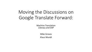 Exploring Machine Translation Literacy in Academic Research