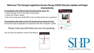 Georgia Legislative Session Recap and COVID Stimulus Update