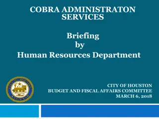 Understanding COBRA Administration Services in the City of Houston