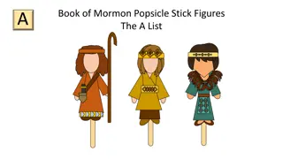 Illustrated Characters from Book of Mormon and Old Testament