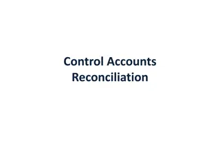 Control Accounts and Reconciliation in Accounting