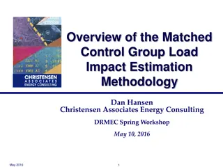 Matched Control Group Load Impact Estimation Methodology Overview