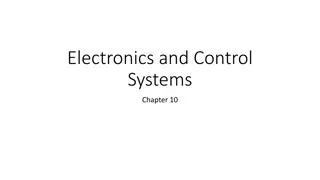 Electronics and Control Systems Chapter 10