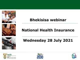 Progress of the National Health Insurance (NHI) Bill in South Africa