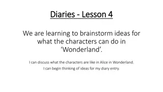 Character Ideas in Alice in Wonderland