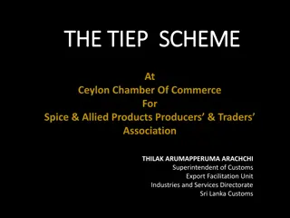 Understanding Sri Lanka Customs' TIEP Scheme for Export Processing