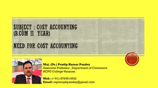 Importance of Cost Accounting in Business Management