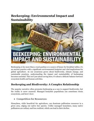 Beekeeping_ Environmental Impact and Sustainability