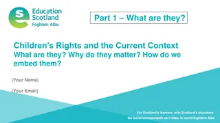 Understanding Children's Rights in the Scottish Context