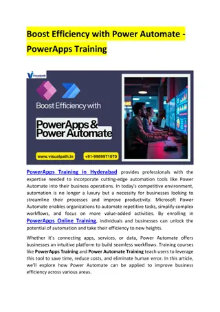 PowerApps Training in Hyderabad | PowerApps Online Training