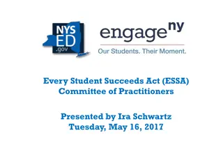 Stakeholder Engagement and Accountability under ESSA for New York State's Education Plan