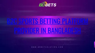 B2C Sports Betting Website Provider in Bangladesh