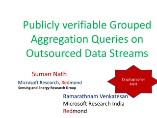 Publicly Verifiable Grouped Aggregation Queries on Outsourced Data Streams