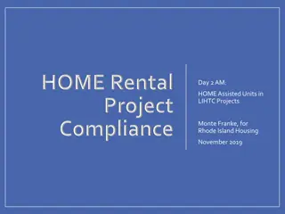 Compliance Requirements for HOME Assisted Units in LIHTC Projects