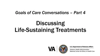 Effective Communication in Discussing Life-Sustaining Treatments