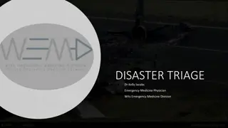 Disaster Triage in Emergency Medicine