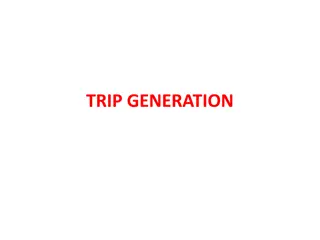 Trip Generation in Traffic Analysis Zones