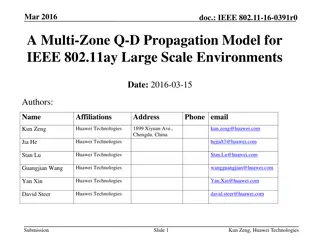 Multi-Zone Propagation Model for IEEE 802.11ay Large Scale Environments