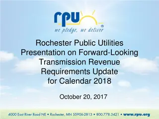 Rochester Public Utilities 2018 Transmission Revenue Update