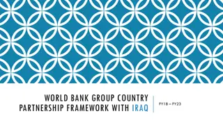 World Bank Group Country Partnership Framework with Iraq (FY18-FY23)