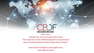 Challenges and Importance of Government Access to Personal Data in Cross-Border Intelligence Oversight