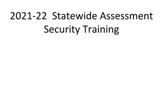 Essential Guidelines for Statewide Assessment Security Training