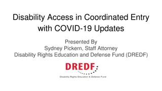 Ensuring Disability Access in Coordinated Housing Entry During COVID-19