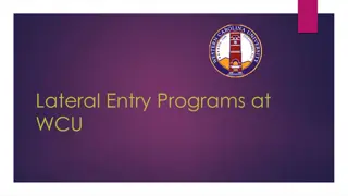 WCU Alternative Licensure Programs and Pathways