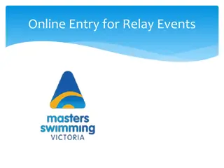 Online Entry Guide for Relay Events