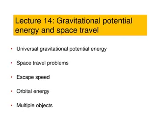 Gravitational Potential Energy and Space Travel