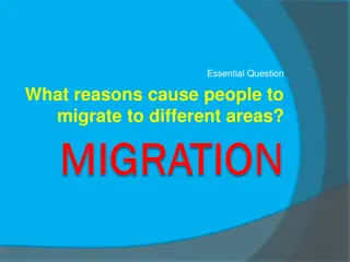 Understanding Reasons for Migration