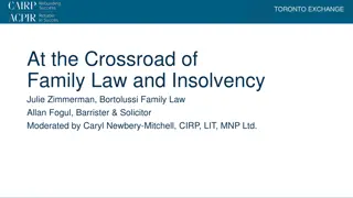 Understanding Family Law and Insolvency Intersection at CAIRP Exchange Toronto