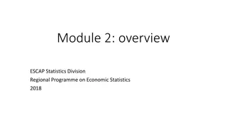 Understanding Economic Statistics: Module 2 Overview