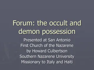 Understanding Demon Possession in Biblical Context