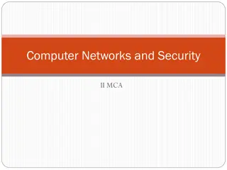 Network Security Principles and Techniques