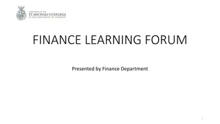 Financial Forum for Accounts Payable and Receivable Processes