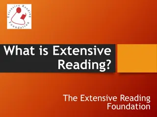 Understanding Extensive Reading Principles and Practices