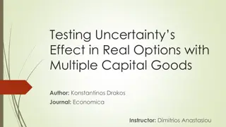 Analyzing Uncertainty's Impact on Investment Decisions in Real Options Framework