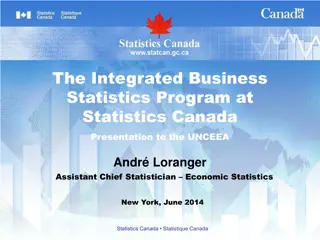 Advancing Economic Statistics Integration at Statistics Canada