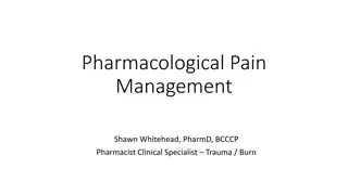 Comprehensive Overview of Pharmacological Pain Management Strategies