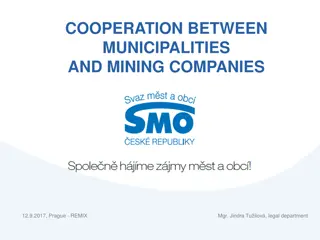 Challenges and Solutions in Municipalities' Cooperation with Mining Companies