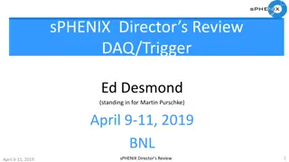 sPHENIX DAQ/Trigger System Overview