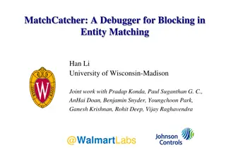 Debugging Blocker in Entity Matching using MatchCatcher