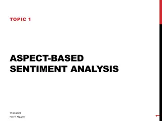 Aspect-Based Sentiment Analysis in Text Mining