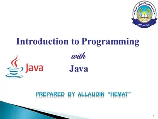 Exception Handling in Java