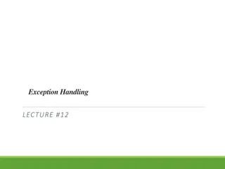 Understanding Exception Handling in C#